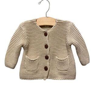 Nordstrom‎ Baby Knit Sweater size 6 months 100% organic cotton